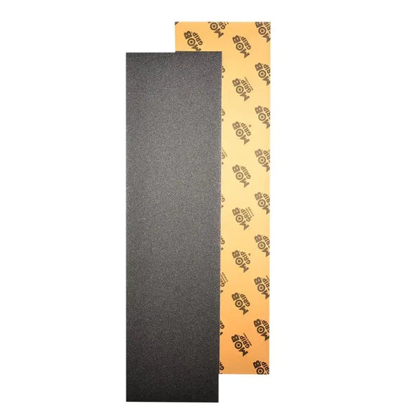 9 inch by 33 inch single sheet of black Mob Griptape available at No-Comply Skate Shop in Austin, TX