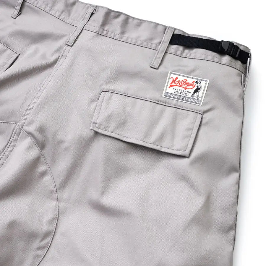 No-Comply Cargo Skate Pants - Grey