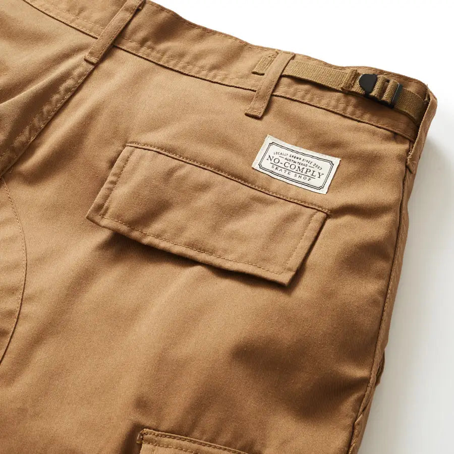 No-Comply Cargo Skate Pants - Coyote Brown