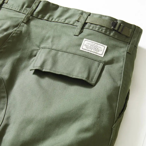 Pantalones cargo No-Comply - Oliva