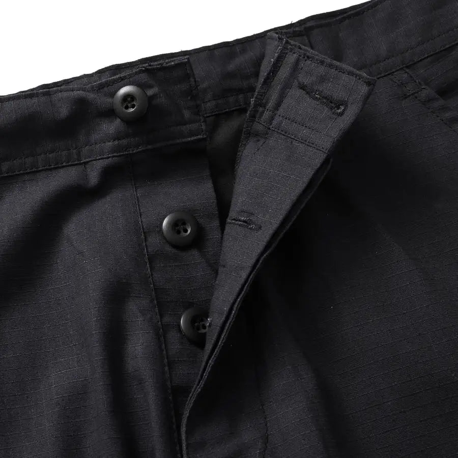 No-Comply Rip Stop Cargo Skate Pants - Black