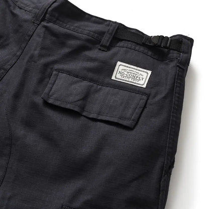 No-Comply Rip Stop Cargo Skate Pants - Black