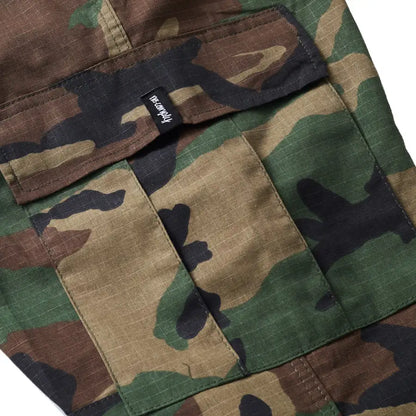 No-Comply Rip Stop Cargo Skate Pants - Woodland Camo