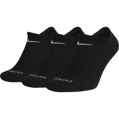 Nike SB Dri-Fit Everyday Plus calcetines invisibles acolchados (paquete de 3) negro