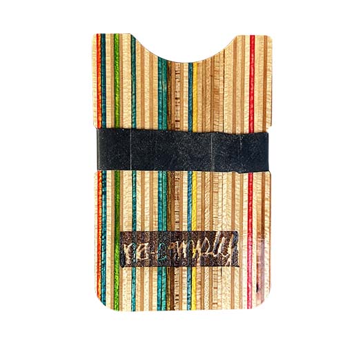 Barousse Works x No-Comply Recycled Skateboard Card Holder - Multicolor