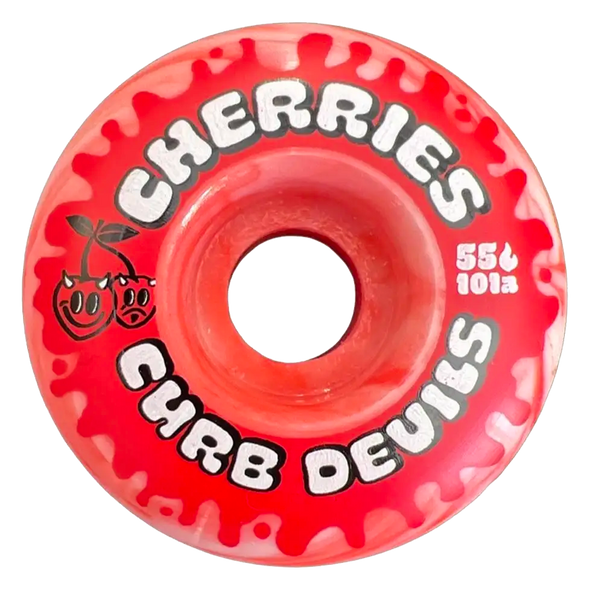 Cherries Wheels Curb Devils 55mm 101a Skateboard Wheels