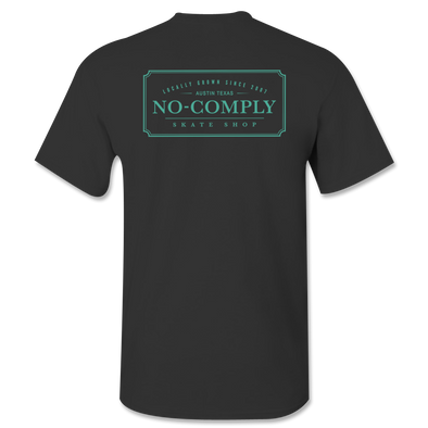Camiseta de cultivo local No-Comply - Esmeralda negra