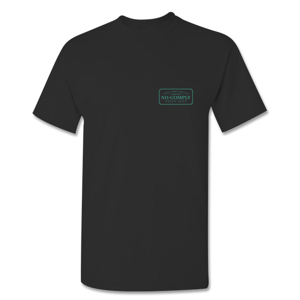 Camiseta de cultivo local No-Comply - Esmeralda negra