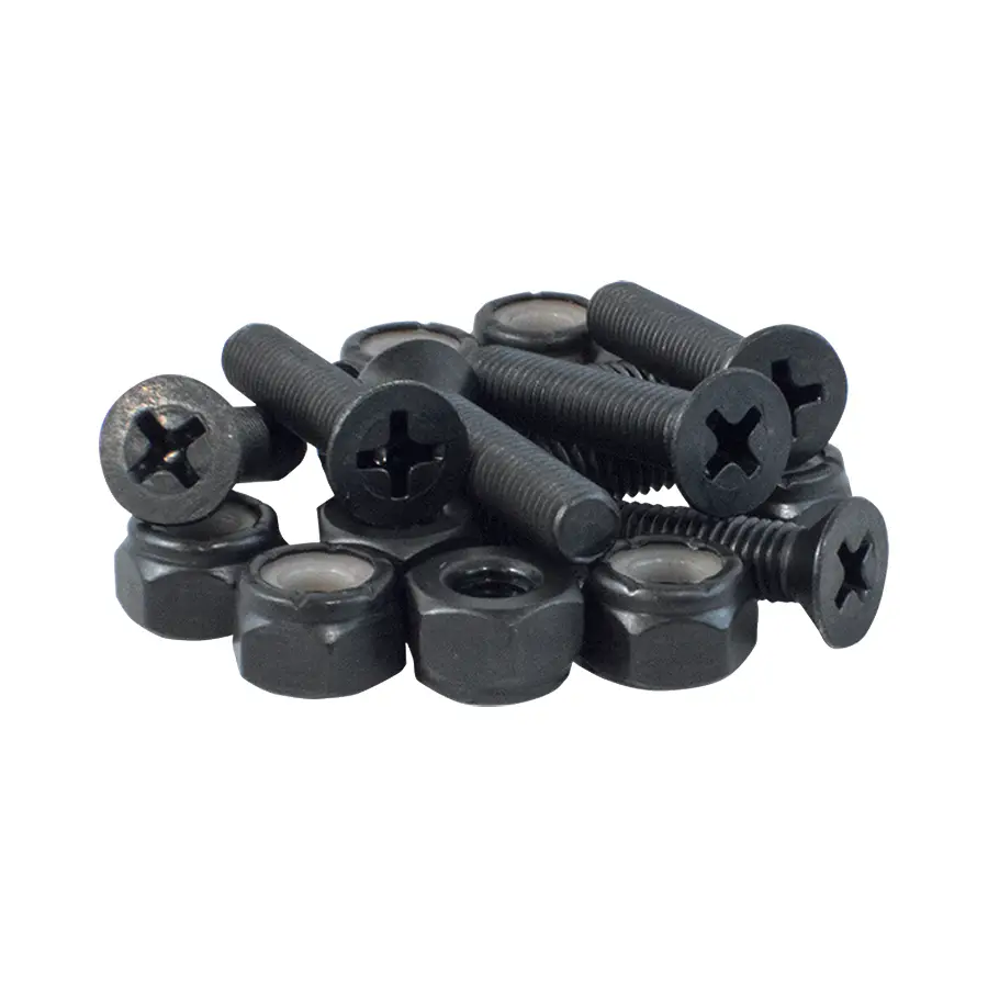 8 pieces of philips head bolts with 8 lock nuts