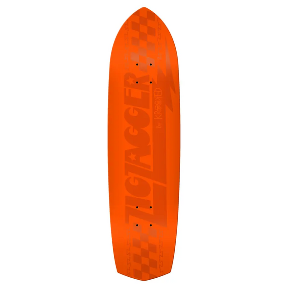 Krooked Skateboards Zip Zagger Tonal Deck 8.62