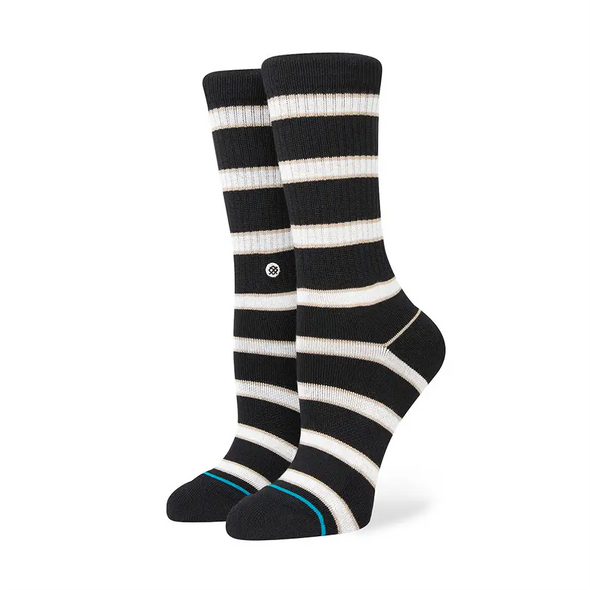 Calcetines Stance Canny Crew para mujer - Negro