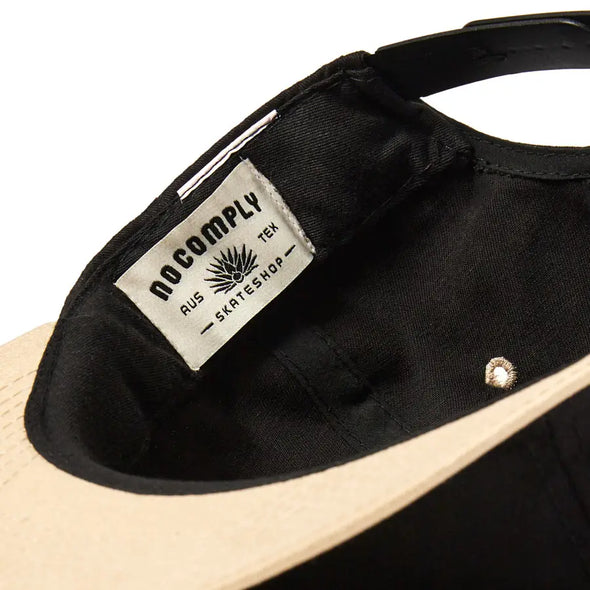 No-Comply AM/FM Mini Snap Back Hat - Black
