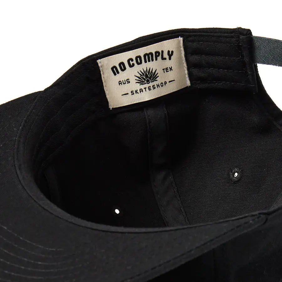 No-Comply 43ers Snapback Hat - Black – No Comply Skateshop