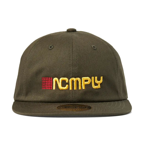 No-Comply AM/FM Strap Back Hat -  Olive