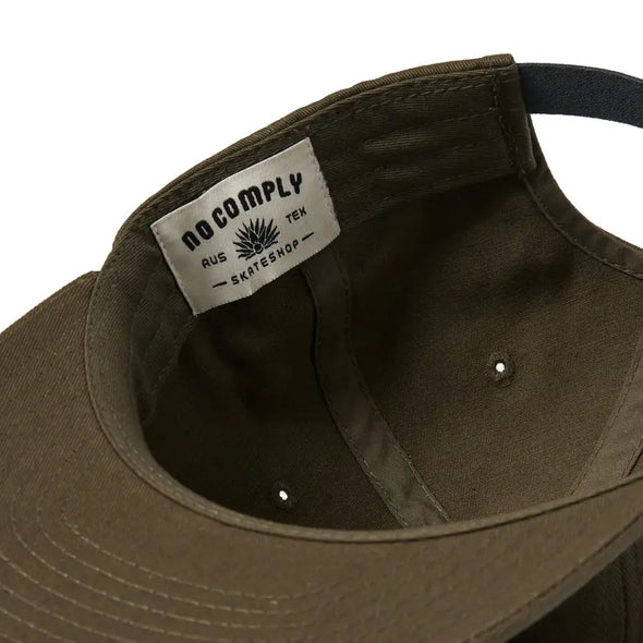 No-Comply AM/FM Strap Back Hat -  Olive