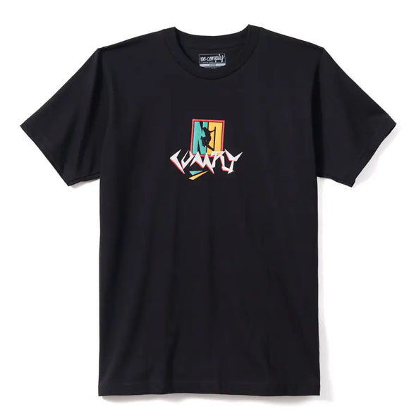 No-Comply Shattered Tee Shirt - Black