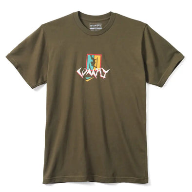 No-Comply Shattered Tee Shirt - Olive