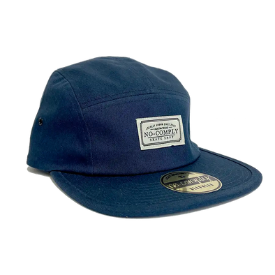 No-Comply Locally Grown 5-Panel Volley Hat - Navy