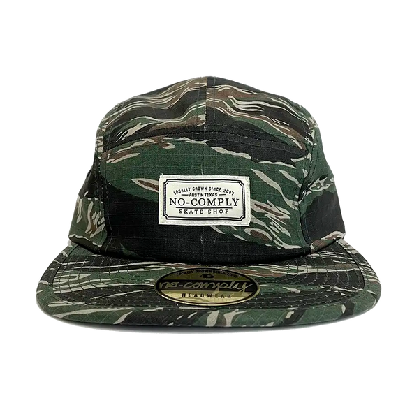 No-Comply Locally Grown 5-Panel Volley Hat - Tiger