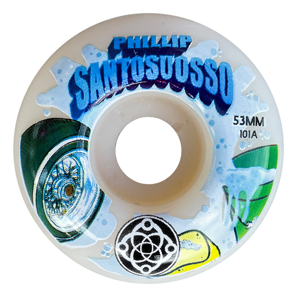 Satori Wheels 53mm Philly Car Wash Classic 101a Skateboard Wheels