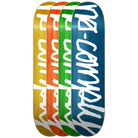 White No-Comply Script font on random veneer color skateboard deck, available exclusively at No-Comply Skate Shop in Austin, TX