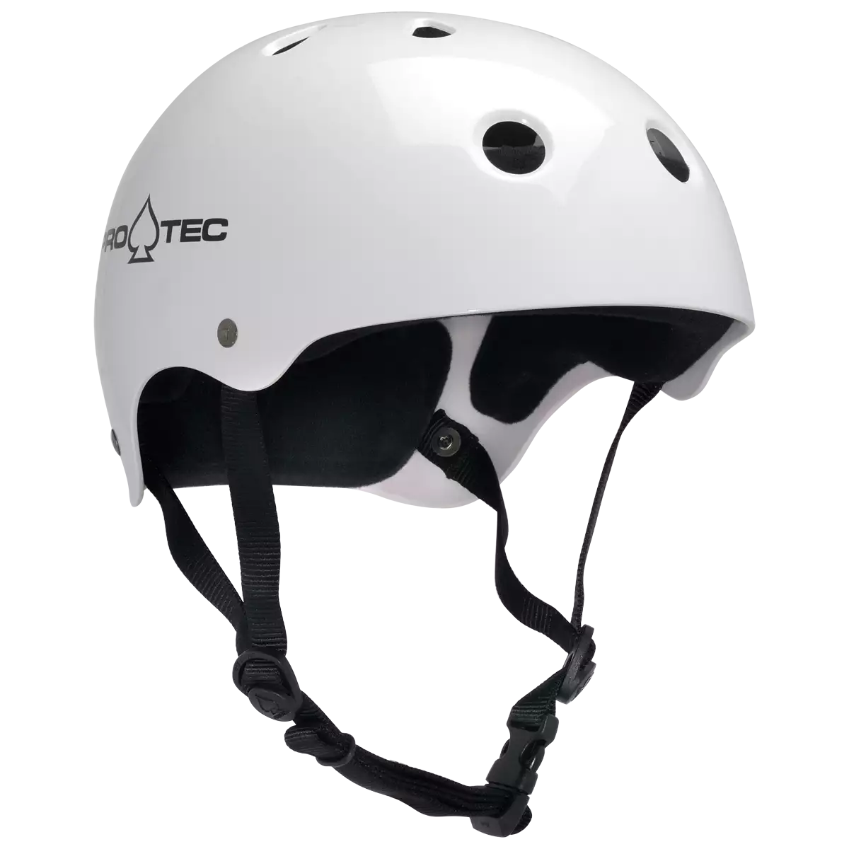 Casco de skate Pro-Tec Classic - Blanco brillante