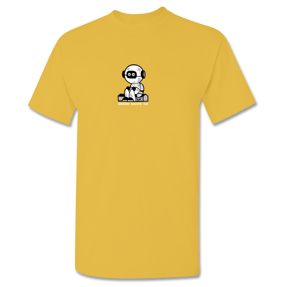 Roger Skate Co. Curbot Tee Shirt - Gold