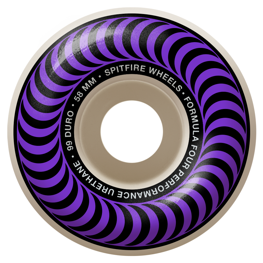 SPITFIRE FORMULA FOUR 99 DURO ウィール58mm Spitfire Formula Four Classic Shape Wheels 58mm 99a