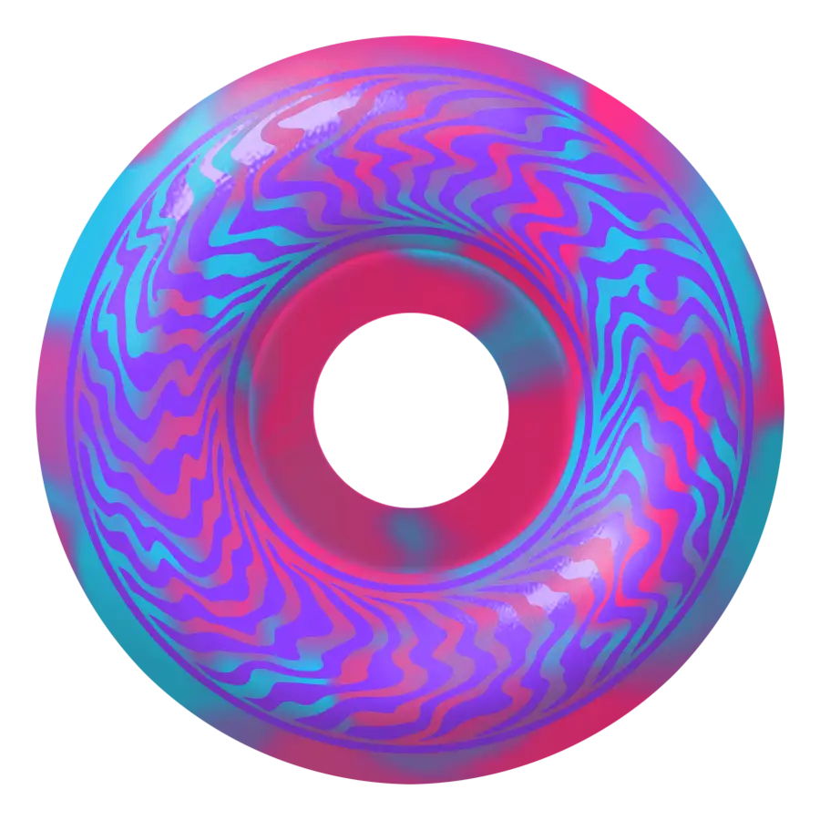 Spitfire Wheels Swirl Pink / Blue Skate Wax