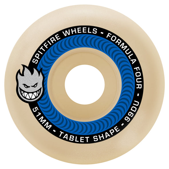 Spitfire Formula Four 99a Tablets Skateboarding Wheels