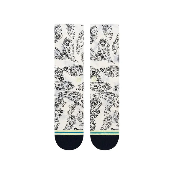 Stance Paizley Socks - Vintage White