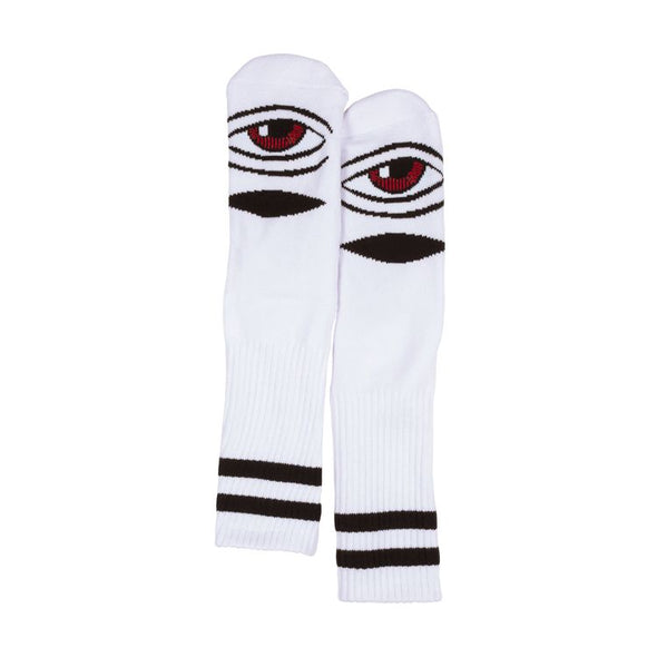 Calcetines Toy Machine Sect Eye - Blanco