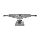 Raw silver Venture team edition skateboard truck with white bushings, available at No-Comply Skate Shop in Austin, TX