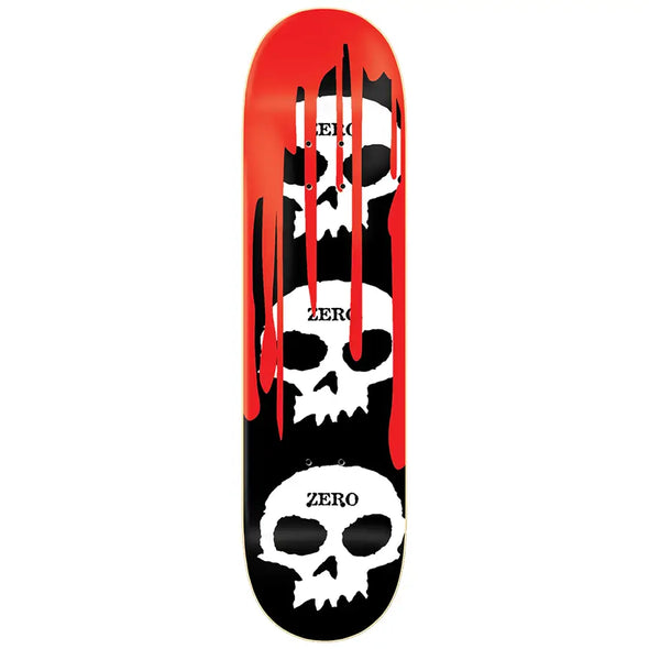 Tabla Zero Skateboards 3 Skull Blood 8.25